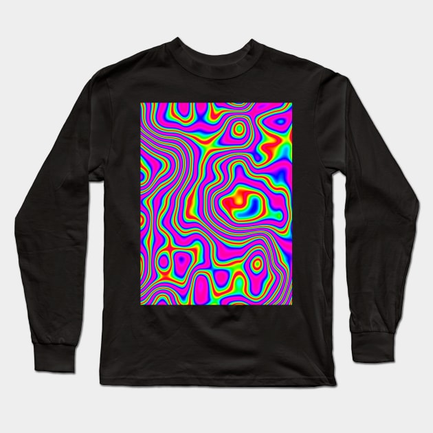 Plasma 003 Long Sleeve T-Shirt by Rupert Russell